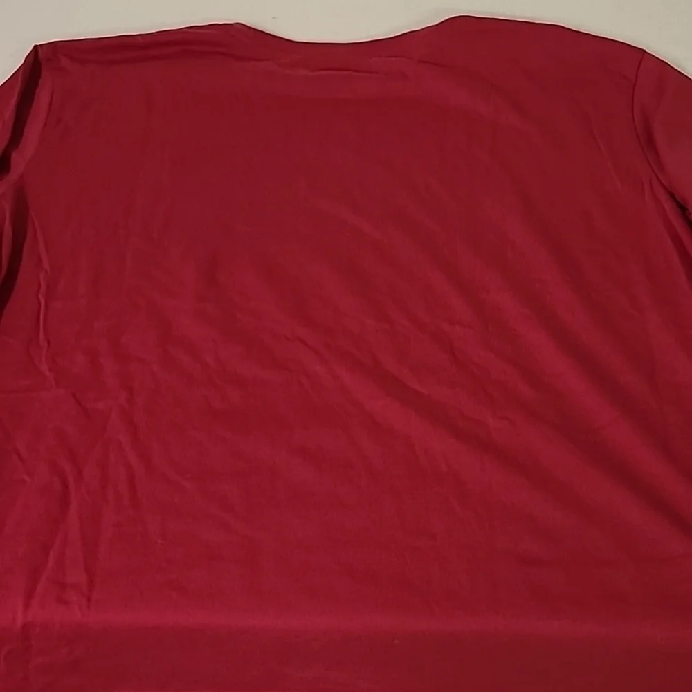 POLO Dark Red Long Sleeve Shirt 100% Cotton Size XXL